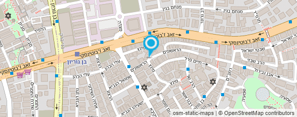 מפת הגעה אל עו''ד גרטנר יחיאל