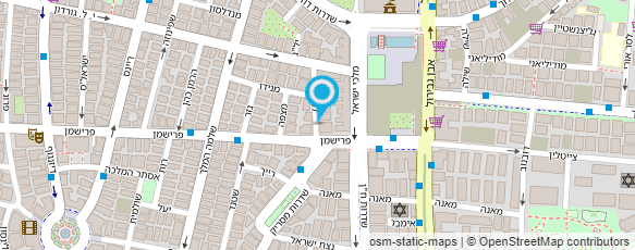 מפת הגעה אל פרופ' ורבין בן-ציון