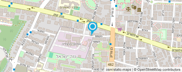 מפת הגעה אל האולפנים המאוחדים הרצליה בע"מ