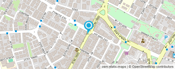 מפת הגעה אל המרכז הארצי לקבלת מודעות