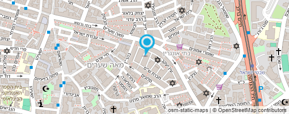 מפת הגעה אל ישיבת משכן יוסף