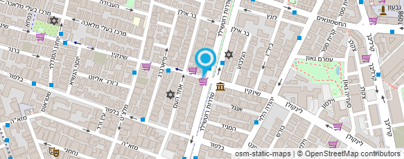 מפת הגעה אל שינקין מעייני הישועה מוניות בע"מ