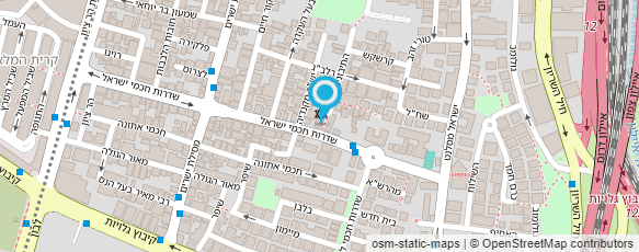 מפת הגעה אל שכונת שפירא