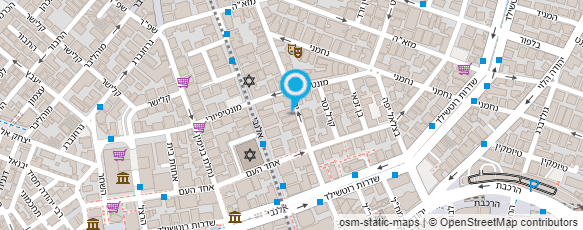 מפת הגעה אל בנק ישראל