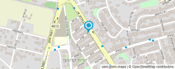 מפת הגעה אל קוטינסקי חננאל