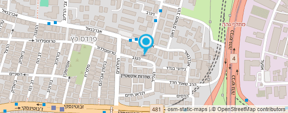 מפת הגעה אל ישיבה וכולל אוצר החיים