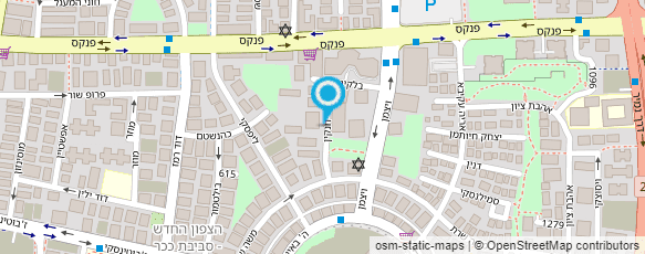 מפת הגעה אל עו"ד נוף עקיבא