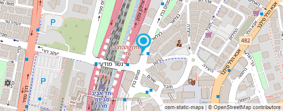 מפת הגעה אל שטינלאוף אליעזר נוט'