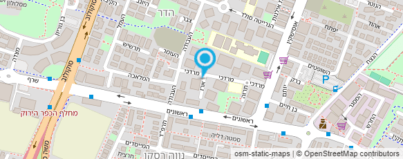 מפת הגעה אל סוצקובר רינה קלדרון