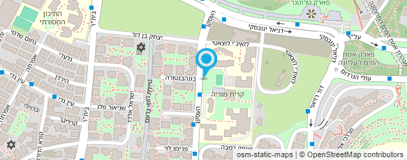 מפת הגעה אל מכון למדריכי חו"ל