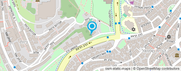 מפת הגעה אל מרכז הדרכה לבטיחות בדרכים