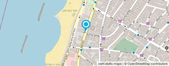 מפת הגעה אל שגרירות ארצות הברית