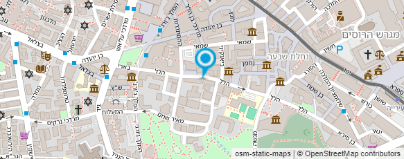 מפת הגעה אל האגודה למלחמה בסרטן