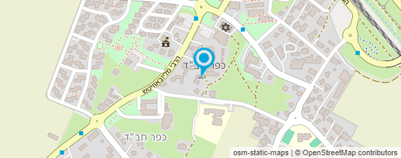 מפת הגעה אל צעירי אגודת חב"ד