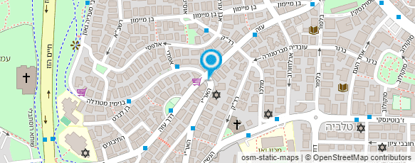 מפת הגעה אל שלום דני - "מעיינות"