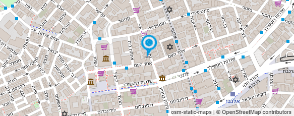 מפת הגעה אל אריגי זליג שטינמץ ובניו בע"מ