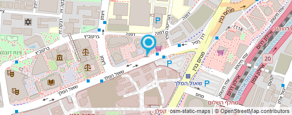 מפת הגעה אל משרד עורכי דין מנוח