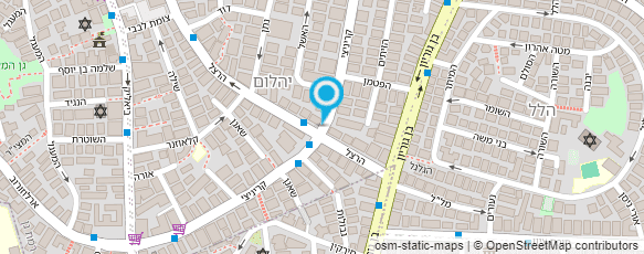 מפת הגעה אל קיוסק שאול