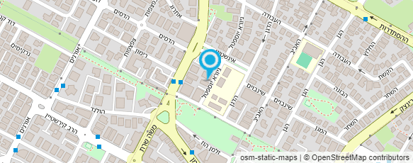 מפת הגעה אל חטיבת ביניים "ברוש"