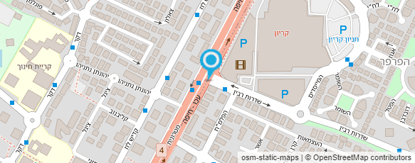 מפת הגעה אל המשביר לצרכן מפת הגעה אל המשביר לצרכן