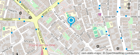 מפת הגעה אל גינון דוד מפת הגעה אל גינון דוד