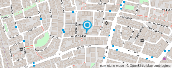 מפת הגעה אל תלמוד תורה - בתי אבות פוניב'ז