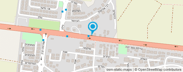 מפת הגעה אל מצקין עודד