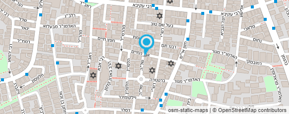 מפת הגעה אל ישיבת רשב"י בני ברק