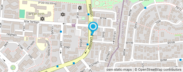 מפת הגעה אל מרכז רפואי רובין בע"מ