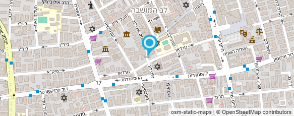 מפת הגעה אל הסתדרות פועלי אגודת ישראל