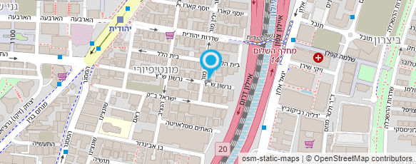 מפת הגעה אל פרנקל עקיבא