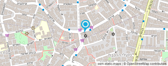 מפת הגעה אל מועצת פועלי רמת גן-בני ברק