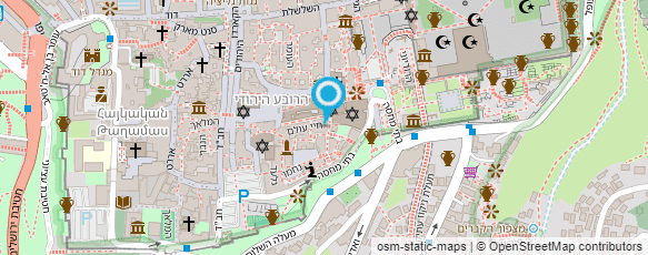 מפת הגעה אל מכון המקדש