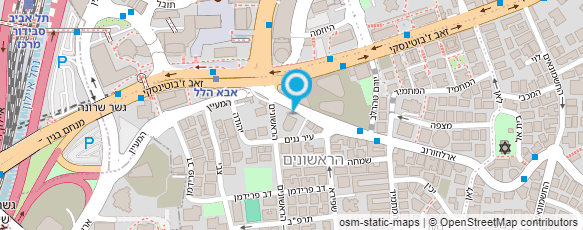 מפת הגעה אל מוניות הבורסה רמת גן 24 שעות