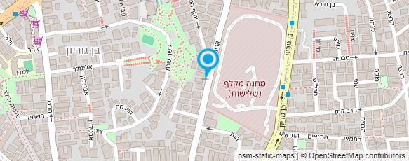 מפת הגעה אל ד"ר כץ עמנואל