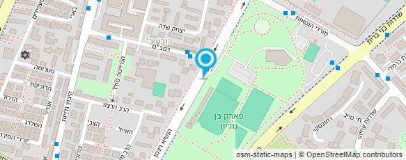 מפת הגעה אל ברנינה - מרכז התפירה