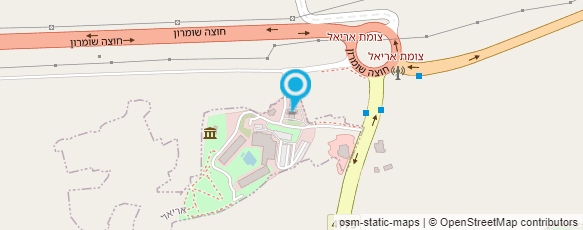 מפת הגעה אל אשל השומרון