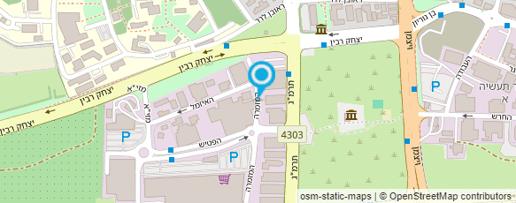 מפת הגעה אל מוסך עמנואל - מיצובישי כללי