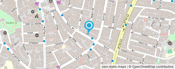 מפת הגעה אל גן אורן