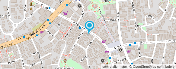 מפת הגעה אל ארגון גימלאי עירית ר"ג