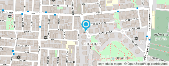 מפת הגעה אל בן-דוד מנשה; משרד עו"ד
