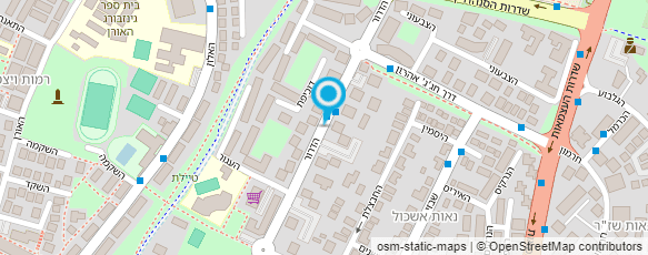 מפת הגעה אל בי"ס ממ"ד - יחידני