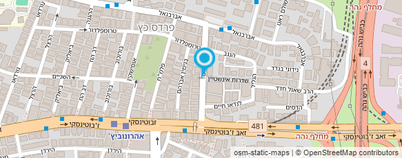 מפת הגעה אל פורת דינה