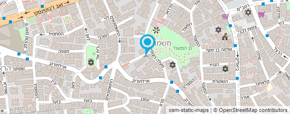 מפת הגעה אל פרופ' סופר יגאל