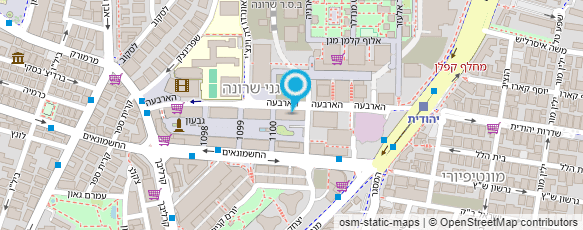 מפת הגעה אל חץ - חברה ליעוץ ומיסוי פנסיוני בע"מ