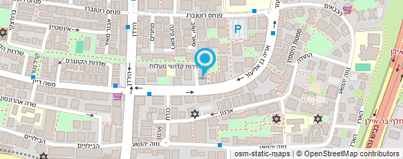 מפת הגעה אל בר-דע הרב יצחק