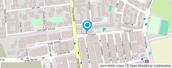 מפת הגעה אל מרכז עבודה שיקומי (מע"ש)