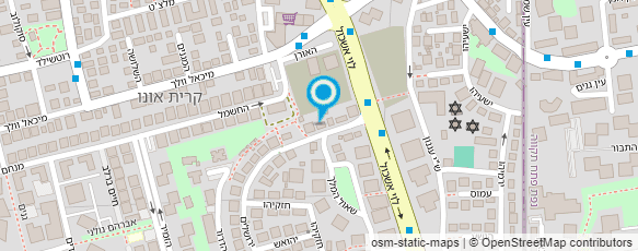 מפת הגעה אל חטיבת הביניים ע"ש ז.שז"ר