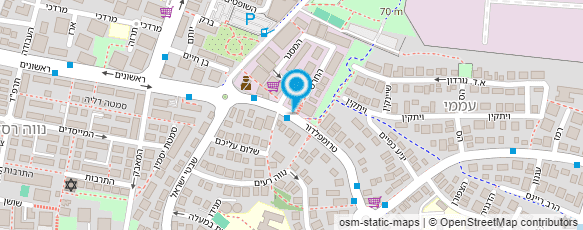 מפת הגעה אל בזק חשמל ותקשורת