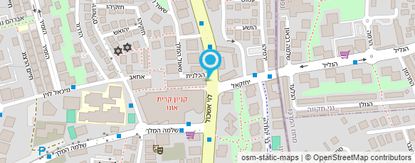 מפת הגעה אל מוניות "קיראון"- קרית אונו